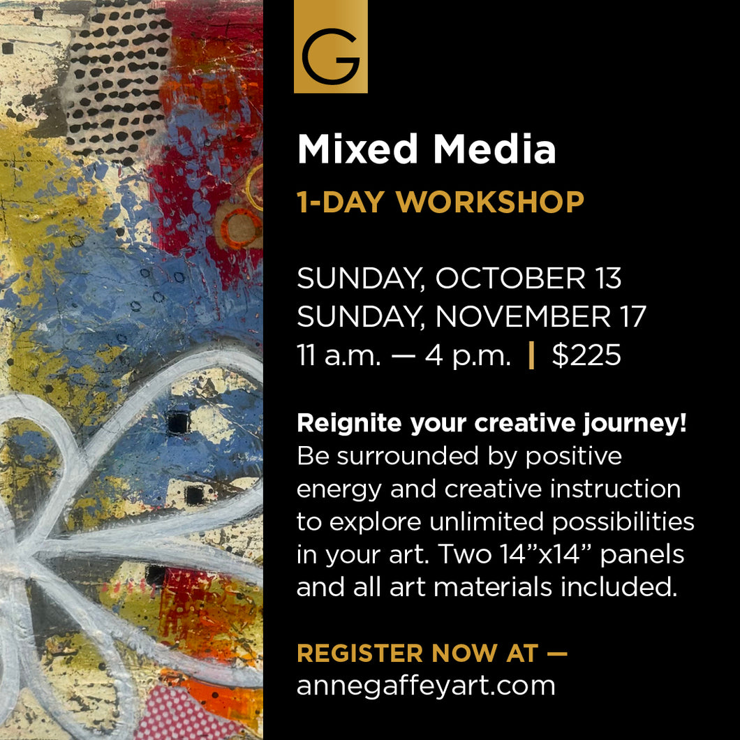 MIXED MEDIA IN PERSON 1-DAY WORKSHOP | SAN DIEGO