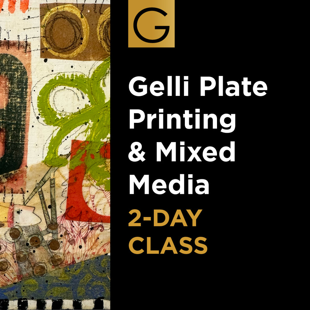 GELLI PLATE PRINTING 2-DAY WORKSHOP | SAN DIEGO